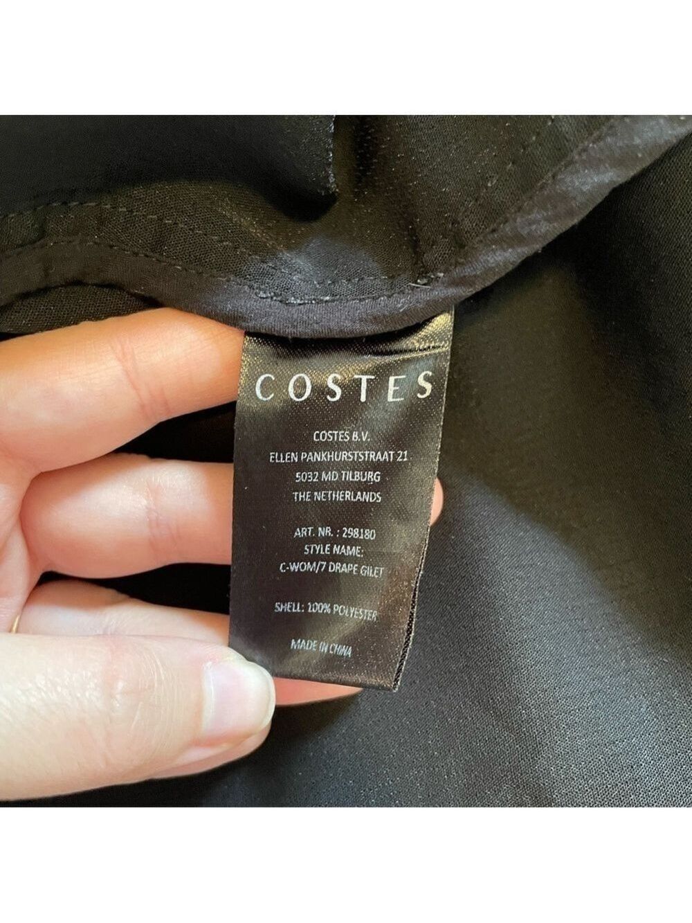 🐈Costes Long Duster Vest with Pockets M - Picture 10 of 11